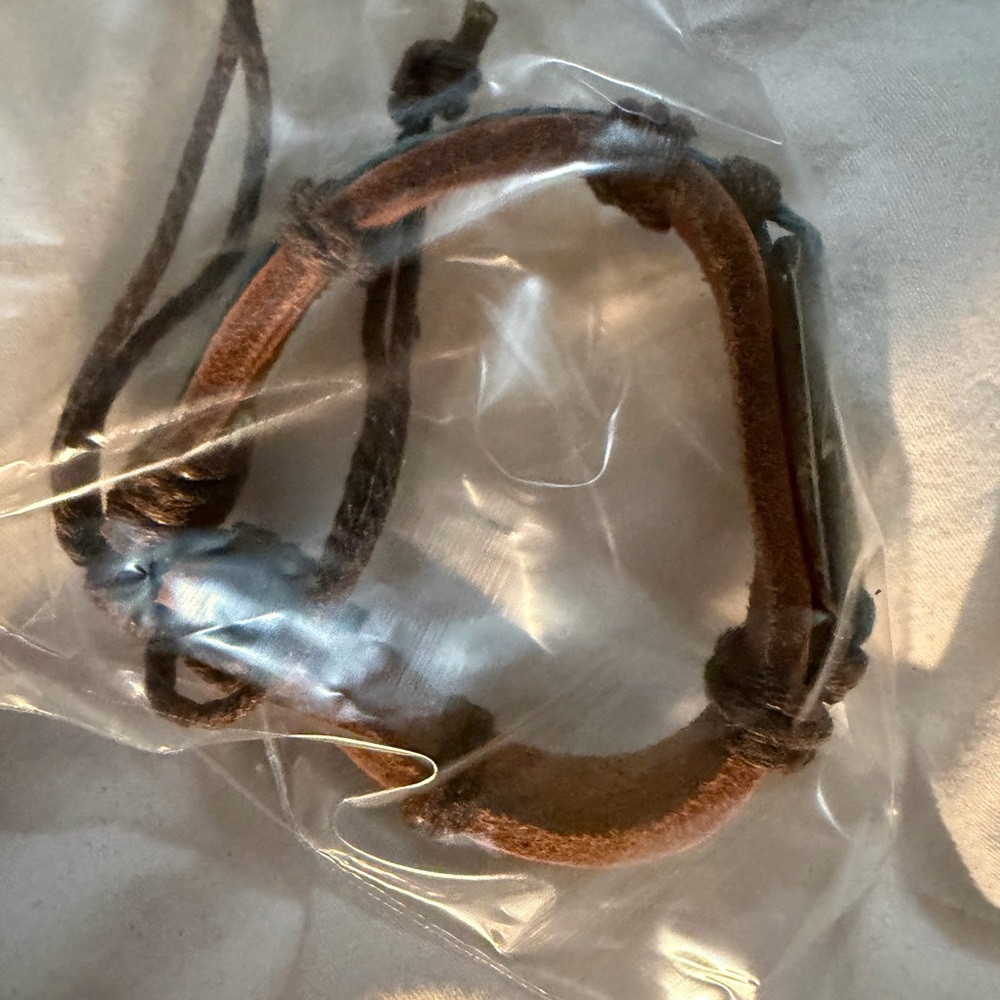 Rustic Leather Bracelet for Men